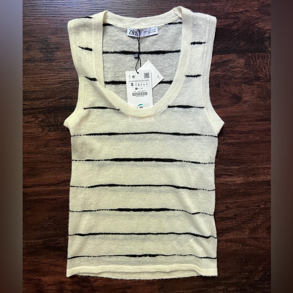 NWT Zara Wool + Alpaca Blend Tank